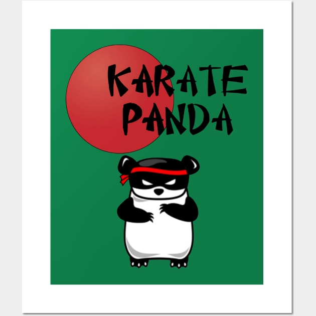 karate panda Wall Art by lilynamaste